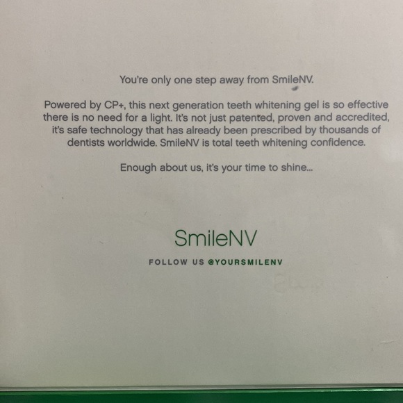 SmileNV is teeth whitening you can trust to deliver results.
by Dentists. New - Picture 5 of 15